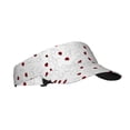 thumbnail image 1 of Fotbe Ladybugs Flying On Dotted Route Visera Deportiva con Diseño, Gorra Abierta Ajustable de Algodón para Mujer y Hombre, 1 of 7