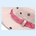 thumbnail image 4 of Xfvqtps Womens Sun Hat Cowboy Quick Drying Sunscreen Sunshade Wide Brim Adjustable Drawstring Solid Color Vintage Breathable Camping Outdoor Summer Cowboy Hat Pink, 4 of 5