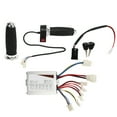thumbnail image 1 of Empuñadura del acelerador de giro de alambre para scooter de bicicleta eléctrica, kit de conversión de bicicleta eléctrica Empuñadura del acelerador de bicicleta eléctrica Controlador cepillado para bicicleta eléctrica Probado profesionalmente, 1 of 8