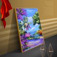 thumbnail image 4 of Wdftyju 5D Full Round Drill Rhinestone DIY Purple Plants Diamond Painting Poster Decor Wdftyju 4la6zu3bm2jb9jh2, 4 of 9