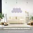 thumbnail image 4 of Nestingho 12 Pcs Grey Felt Bulletin Board Hexagon Tiles For Office Memo Display, 4 of 7