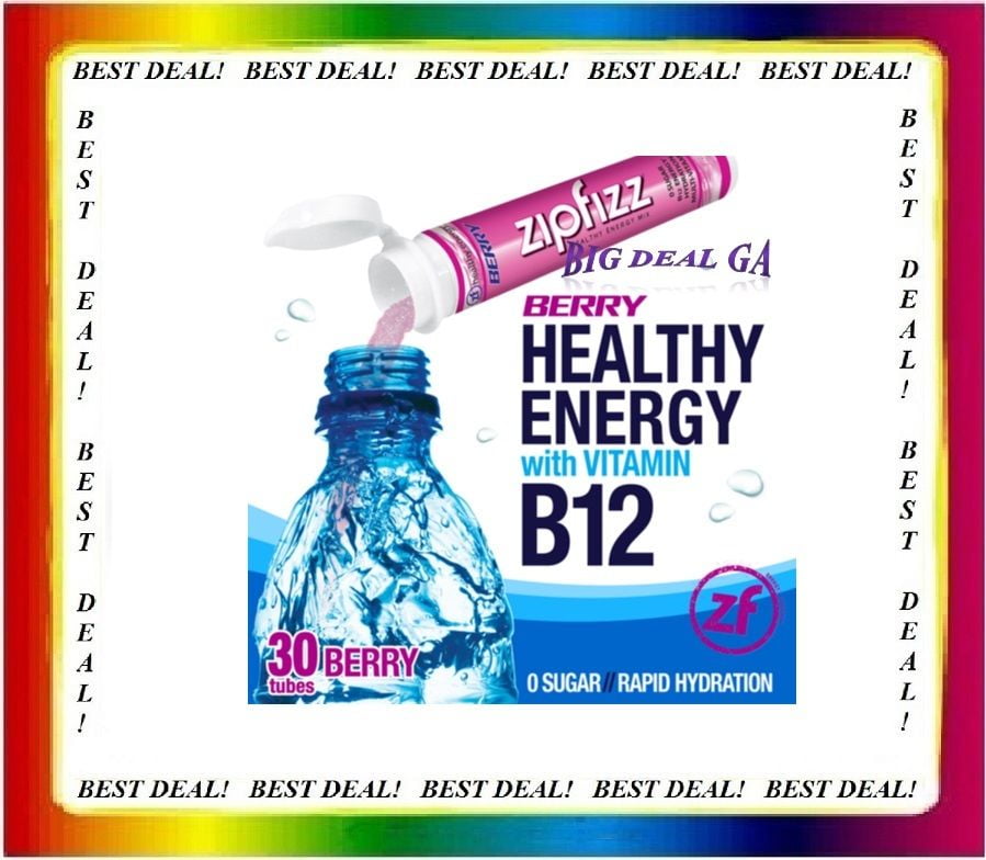Zipfizz Healthy Energy Drink Mix, 30 Tubes