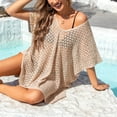thumbnail image 5 of New Arrivals AXXD Womens Swimwear Cover Ups Swimsuits Bathing Suit Knit Cover Up Beach Pool Swimwear Crochet Dress, 5 of 8