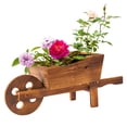 thumbnail image 4 of NANDIYNZHI Clearance! Plant Pots Creative Flower Pot Rectangular Large Cart Handmade Wooden Flower Pot Multi Meat Pot， Planters For Indoor Plants Clearance Sale, 4 of 6