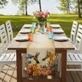thumbnail image 4 of Table Runners 36 Inches Long Dress Scarves, Vintage Hummingbirds Farmhouse Kitchen/Dining Table Runner, Short Coffee Tablerunners, Spring Farmhouse Country Flowers 13x36 Inch, 4 of 9