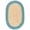 Natural/Blue, variant on SAFAVIEH Natural Fiber Cirino Bordered Area Rug, Natural/Brown, 5' x 8' Oval