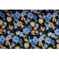 thumbnail image 2 of Zelouf Zs1806Pp-1 Print Ity  , Sewing, DIY, Crafts Fabric by the Yard, Black/blue, 10 Yard, 2 of 2