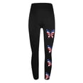 thumbnail image 4 of Nrmvnmi Patriotic High Waist Leggings for Women Fourth of July American Flag Patterned Compression Tights Women USA Flag Mothers Day Gifts For Her, 4 of 5