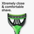 thumbnail image 3 of Schick Xtreme 3 Blade Disposable Razors for Men, 8 Ct, Men's Sensitive Skin Manual Disposable Razors, 3 of 12