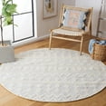 thumbnail image 2 of SAFAVIEH Natura Athens Southwestern Area Rug, Ivory/Light Blue, 6' x 6' Round, 2 of 8