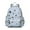 Pug and Footprints, variant on Pitbull Dog and Flower Floral Backpack for School,Cute School Bag,Schoolbag with Adjustable Shoulder Straps & Padded Back,13.4"x11"x4.7"