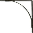 thumbnail image 4 of Ekena Millwork 3"W x 18"D x 18"H Morris Steel Bracket, Antiqued Warm Silver, 4 of 11