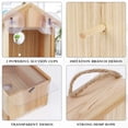 thumbnail image 2 of Window Bird House See Through Birdhouse for Viewing Wooden Birdhouse with Strong Suction Cups, Bird Nesting Box Transparent Design for Easy Observation, Best Gift for Kids, 2 of 6