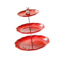 thumbnail image 2 of Expositor de postres y cupcakes, soporte para cupcakes, ideal para cumpleaños, hoteles y bodas. Rojo con oso plateado, 2 of 8