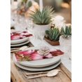 thumbnail image 5 of Pink Pumpkins Fall Cloth Napkins Set of 4 Reusable Dinner Napkins, Thanksgiving Botanical Leaves Beige Cocktail Napkin Washable Table Napkins for Wedding/Holiday Party/Baby Shower 20"x20", 5 of 7