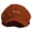 Red, variant on Dream Big Embroidered Cotton Elastic Newsboy Cap - Navy OSFM