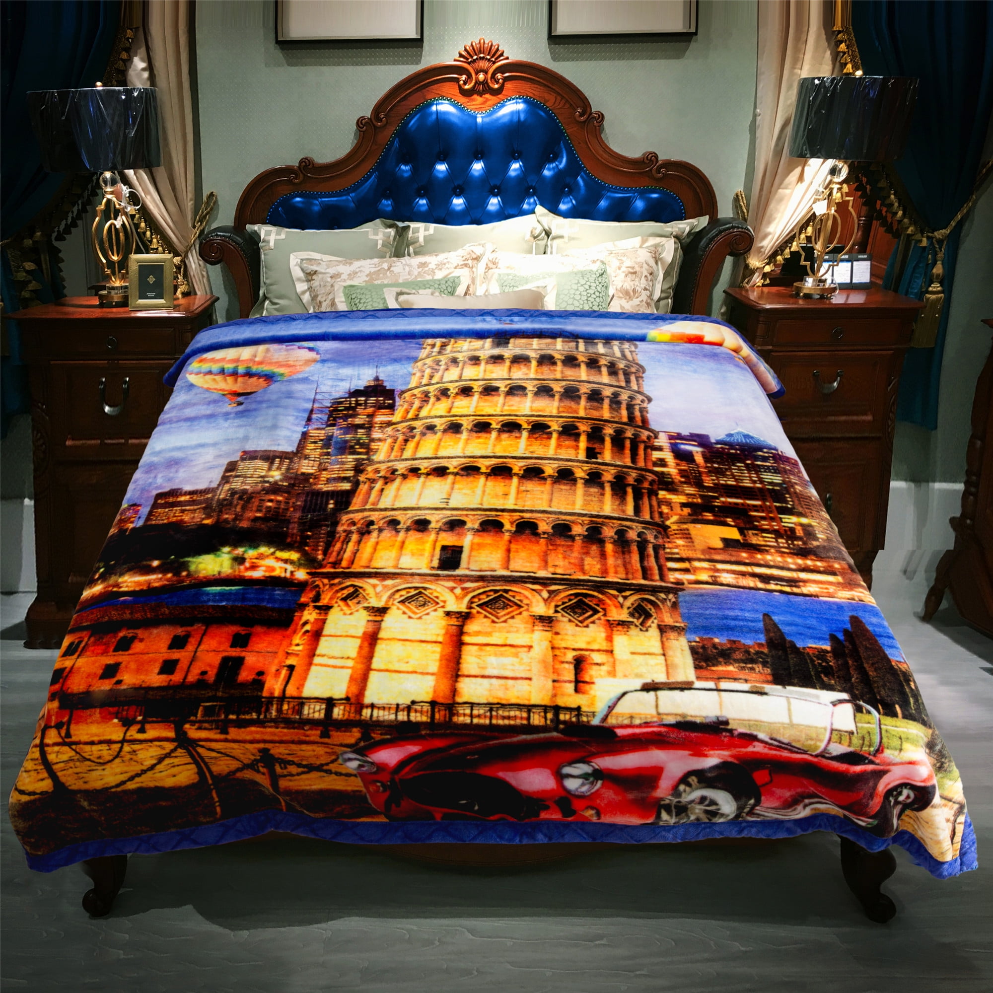King Size Soft Plush Heavy Thick Fleece Blanket For Winter ...