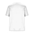 thumbnail image 4 of Neewe Womens Plus Size Pleated Tops Short Sleeve Summer Tunic Casual Loose Fit Crewneck Shirts Blouse 2026, 4 of 6