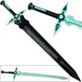 thumbnail image 2 of SAO Dark Repulser Sword w Leather Sheath Kirito Kirigaya Sword Art Online Turquoise, 2 of 2