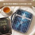 thumbnail image 7 of FOR U DESIGNS Deer Cross Print Bible Cover for Women Men Lightweight Bible Holder Case Reusable Bible Carrier Tote Bag Bible Protective with Handle and Zipper, 7 of 7