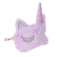 thumbnail image 4 of COOPHYA Purple Imitate Rabbit Hair Eye Mask for Travel 1Pcs Light Blocking Comfortable Blindfold, 4 of 7
