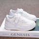 thumbnail image 4 of Zapatos blancos para estudiantes, zapatos de tabla para niños con suela suave, zapatos de primavera y otoño para niños, zapatos casuales antideslizantes a juego para niños y niñas grandes, 4 of 6