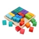 thumbnail image 3 of Juguetes de bloques para niños, 36 piezas de bloques de cubos apilables de madera coloridos apilables, juguete de madera cuadrado apilado construido para precisión, 3 of 14