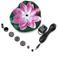 thumbnail image 4 of WIFKLSIIPG Solar Waterscape Garden Floating Flower Fountains for Bird Bath Fish Tank Pool, 4 of 7