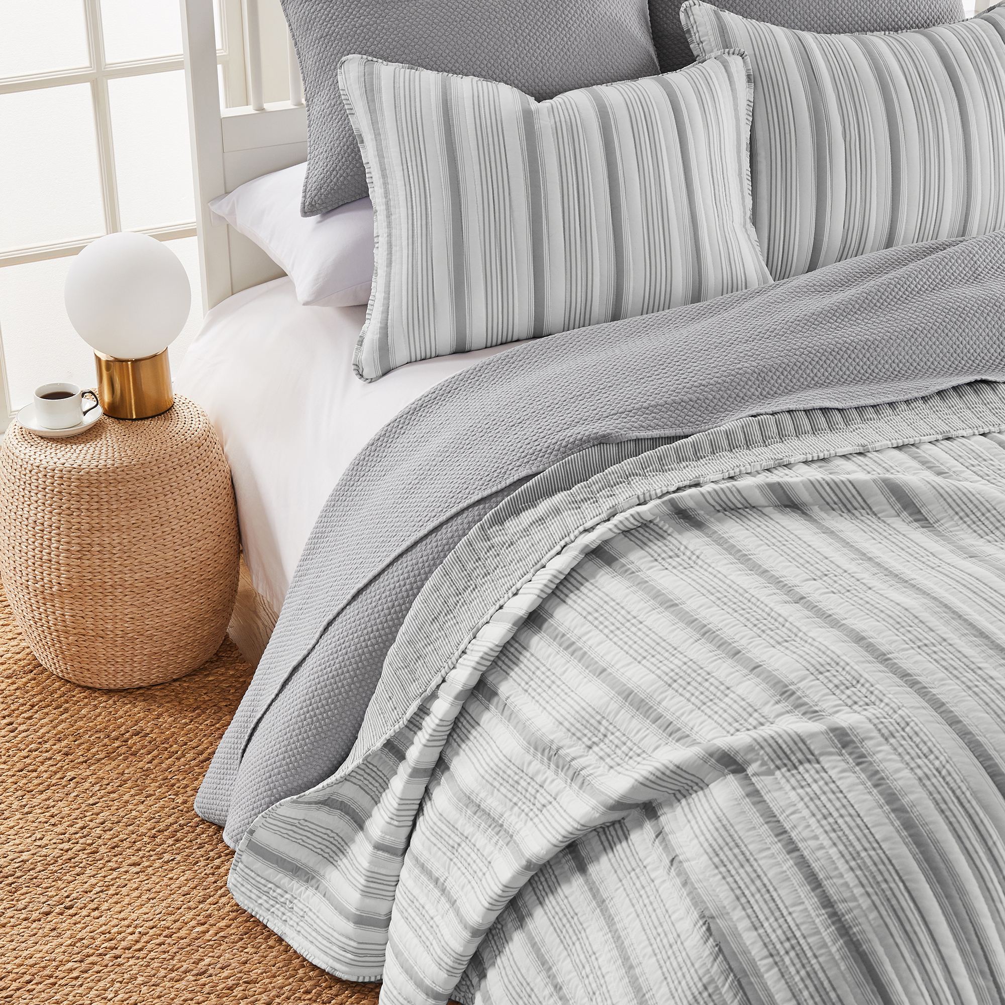 Levtex Home - Galway Stripe Quilt Set 