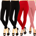 thumbnail image 1 of Pack 4 Colores Leggins Faja Termicos Afelpados Unitallas Yoga, 1 of 5