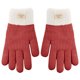 thumbnail image 2 of Guantes de invierno para mujer, con estampado, cálidos, para pantalla táctil, de punto, de poliéster, 2 of 5