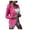 Hot Pink, variant on Vedolay Casual Tops for Women Women's Lapel Collar Single Long Sleeve Crop Top Blazer Jacket,Pink L