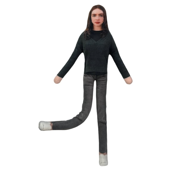 Poseable Wireframe Plush Figure, Bendable Stuffed Dolls with Superhero Characters & Quirky Outfits, Fun Desk Decor for Boys Girls