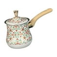 thumbnail image 2 of Cafetera árabe, olla para derretir y chocolate, con tapa y vertedor, calentador de leche, olla para derretir café, para hacer arte 550 ml, 2 of 8