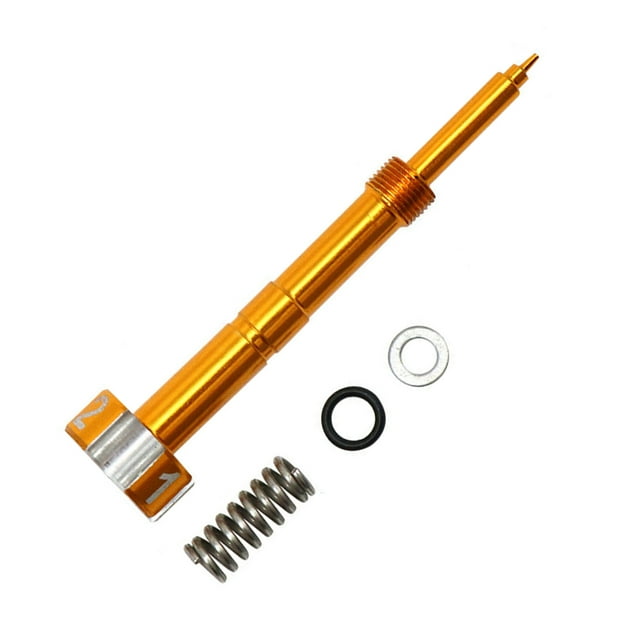 Kenally Tornillo de ajuste del carburador de la bicicleta de la suciedad de la motocicleta pernos de mezcla de combustible de aire de la motocicleta Accesorios para motos Oro Kenally VI017257-02B
