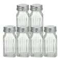thumbnail image 4 of Shisuyan 6Pcs Multi-functional Seasoning Glass Storage Jar Kitchen Salt Pepper Shakers, 4 of 8