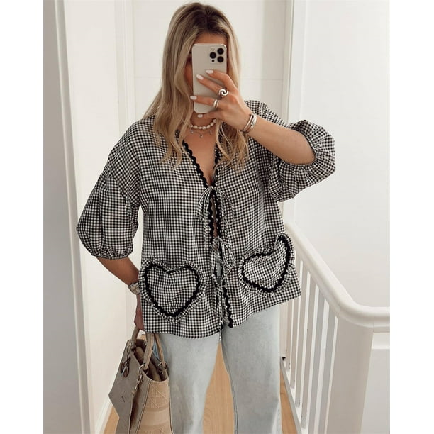 Camisa holgada mujer sale