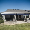 thumbnail image 5 of Awntech 20 Ft Key West Right Motorized Heavy Duty Patio Retractable Awning with Cassette (240in x 9.38in x 120in), Navy, 5 of 6