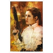 Star Wars: Saga - Princess Leia - Signature Wall Poster, 14.725" x 22.375", Framed