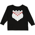 thumbnail image 3 of Inktastic Ten Pins for Bowling Boys or Girls Long Sleeve Toddler T-Shirt, 3 of 5