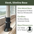 thumbnail image 6 of 612 Vermont Slimline Ultra-Bright LED Window Candles, Battery Operated, Metal Base (Brushed Nickel), 6 of 9