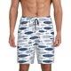 thumbnail image 1 of Fotbe Blue Fish Pantalones Cortos de Pijama para Hombre, Ropa de Dormir, Pantalones de Pijama Cortos para Hombre-Large, 1 of 6