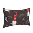 thumbnail image 2 of Daiia Cute Christmas Gnomes Bedding Waterproof Pillow Protector Zippered Queen – Bed Bug Proof Pillow Encasement-20"x30", 2 of 9