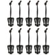 thumbnail image 1 of EeaseMX Hebillas Web Dominator, 10 unidades, clip para correa, herramienta de gestión de correas con cordón elástico para correas de mochila (verde militar), 1 of 4