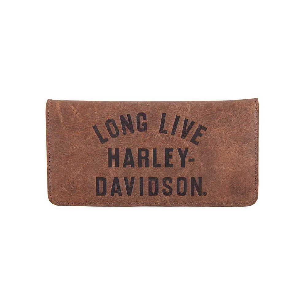 HarleyDavidson HarleyDavidson Men's Long Live Leather Trucker