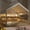 Natural+Beige, variant on Harper & Bright Designs Full Size Floor Bed with LED Light, Wooden House-Shaped Floor Bed with Storage Bookshelves Fense and Curtain for Boys Girls, Natural Beige