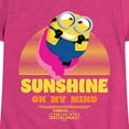 thumbnail image 3 of Despicable Me Minions - Sunshine On My Mind - Toddler & Youth Girls Short Sleeve Graphic T-Shirt, 3 of 5