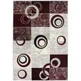 thumbnail image 1 of Rug Branch Montage Collection Tapis de couloir géométrique moderne, 1 of 4
