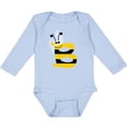 thumbnail image 3 of Inktastic Cute Bee Initial B Boys or Girls Long Sleeve Baby Bodysuit, 3 of 5