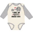 thumbnail image 3 of Inktastic Grandchild Best Abuela Ever Boys or Girls Long Sleeve Baby Bodysuit, 3 of 5